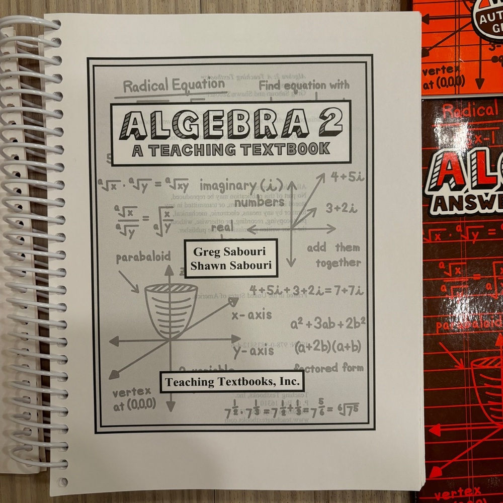 NWOT Teaching Textbooks Math Algebra 2 2.0 Bundle - Picture 2 of 5